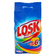 Порошок стиральный Losk Active-Zyme 6 Color автомат 6кг - Фото