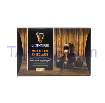 Конфеты трюфельные Guinness с молочн и темного шоколада 90г - Фото