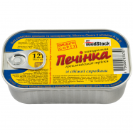 FOODSTOCK ПЕЧІНКА ТРІСКИ 121Г - Фото
