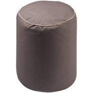 Пуф круглый серый 40см - Фото