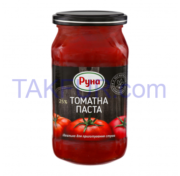 Паста томатная Руна 25% 490г - Фото