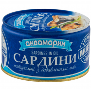 AKVAMARIN САРДИНИ НАТ Д/М 230 Г ЛІТ - Фото