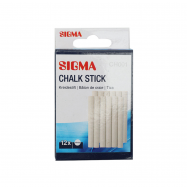 SIGMA КРЕЙДА ПАЛИЧКИ БІЛА 12ШТ - Фото