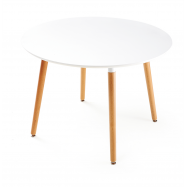 Стол Metro Internal brand круглый белый 80cм - Фото