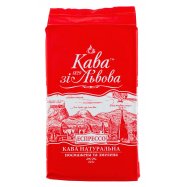 Кофе Кава зі Львова Эспрессо натуральн жареный смолотый 225г - Фото