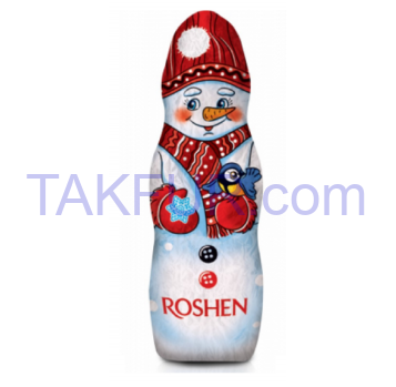 Фигура шоколадная Roshen Снеговик молочная 45г - Фото