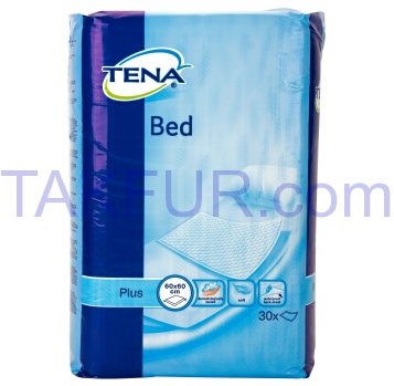 Пеленки впитывающие Tena Bed Plus 60*60см 30шт - Фото