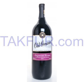 Вино Old Gruzia Алазанская Долина красное п/сладкое 12% 1,5л - Фото