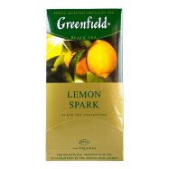 Чай Greenfield Lemon Spark черн/цедра лимона 1.5г*25шт 37.5г - Фото