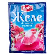 Желе Мрія со вкусом малины быстрого приготовления 90г - Фото