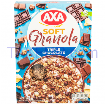 Завтраки сухие Axa Гранола с шоколадом 320г - Фото