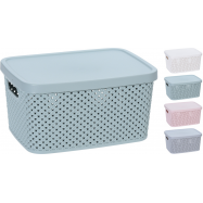 Коробка для зберігання речей 3.5 л з кришкою 23X17X12см - Фото