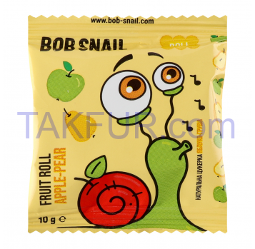 Конфета Bob Snail Яблоко-груша натурал фруктово-ягодная 10г - Фото