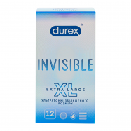 DUREX ПРЕЗЕРВ INVISIBLE XL 12 ШТ - Фото