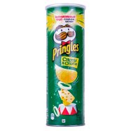 Чипсы Pringles картофельные со вкусом сыра и лука 165г