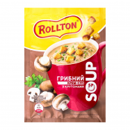 Крем-суп Rollton грибной быс приготовления с крутонами 15.5г - Фото