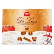 Конфеты Корона De luxe коллекция в молочном шоколаде 146г - Фото