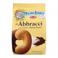 Печенье Mulino Bianco Abbracci с какао и сливками 350г - Фото