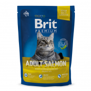 Сухой корм для кошек Brit Premium Cat Adult лосось 1,5кг - Фото