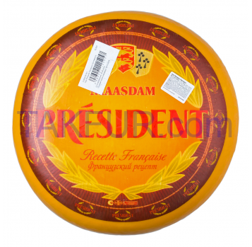 Сыр President Мааздам 48% весовой - Фото