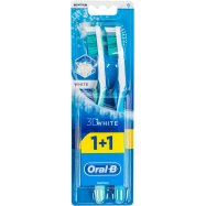 Зубная щетка Oral-B 3D White Отбеливание сред жестк 1+1шт - Фото