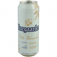 Пиво Hoegaarden White светлое нефильтр жестяная банка 0.5л - Фото