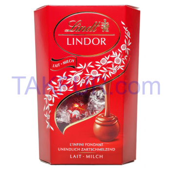 Конфеты Lindt Lindor молочные шоколадные 200г - Фото