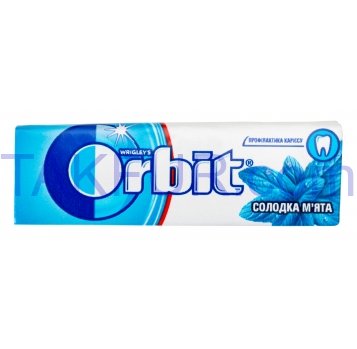 Жевательная резинка Orbit аромат сладкой мяты 14г - Фото