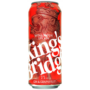 Напиток King`s Bridge Джин с грейпфрутовым соком 7% 0,5л ж/б - Фото