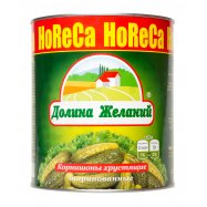 Корнишоны Долина Желаний хрустящие маринованные 3100мл/2800г - Фото