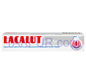 Зубная паста Lacalut Вайт 75мл - Фото