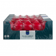 Свеча H-line бордовая 38х70мм 20шт - Фото