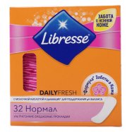 Прокладки Libresse Daily fresh Нормал ежеднев ультратон 32шт - Фото