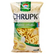 Снеки Przysnacki со вкусом зеленого лука кукурузные 150г - Фото