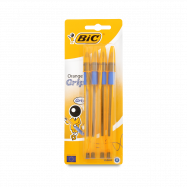Ручка BIC Оранж Грип 0.8мм синяя 4шт/уп - Фото