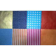 HAPPYCOM ПАПІР ПОДАР. 1,5МХ70СМ : ГОРОХ/СМУЖКА - Фото