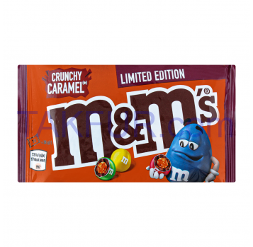 Драже M&M`s Crunchy Caramel в молочном шоколаде 36г - Фото
