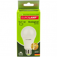 Лампа світлодіодна Eurolamp з цоколем Е27 пот 15W 4000К 1шт - Фото