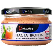 Паста икорная Veladis с кусочками копченой форели 160г