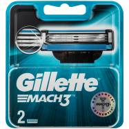 Кассеты для бритья Gillette Mach3 сменные 2шт - Фото