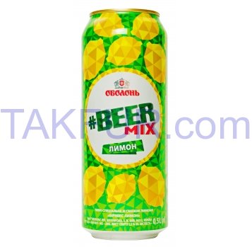 Пиво Оболонь BeerMix Лимон 2,5% 0,5л - Фото