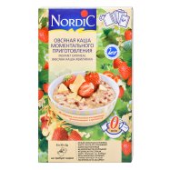 Каша овсяная Nordic с белым шоколадом/клубникой 35г*6шт 210г - Фото