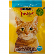 Корм влажный Friskies с тунцом в подливке для кошек 85г - Фото