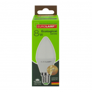 EUROLAMP  ЕКО LED CL P 8W E14 : K3000 - Фото