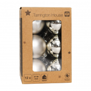 Набір куль Tarrington House срібнй 12 пр 50мм - Фото