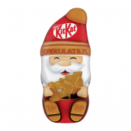 Шоколад Kit Kat Санта с хлопьями и кусочками печенья 85г - Фото