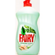 Средство для мытья посуды Fairy Нежн рук Чай дер и мят 500мл - Фото