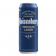 Пиво Haisenberg Premium Lager світле фільтроване пастеризоване 4,5% 24 x 0,5л - Фото