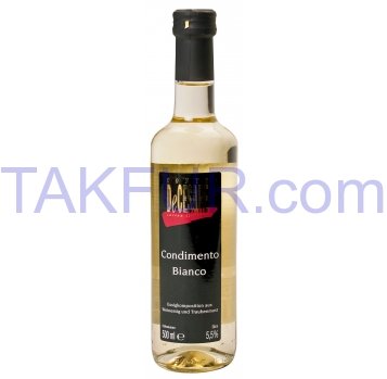 Уксус винный Conte DeCesare Condimento Bianco 500мл - Фото