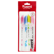 Ручка шариковая Axent Milango синяя 4шт/уп - Фото